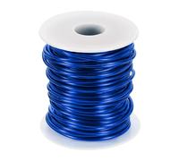 sourcing map 10 Gauge Aluminum Craft Wire 2.5mm 65.5ft Flexible Bendable Anodized Metal Jewelry Sculpting Wire for Jewelry Making Modelling Craft DIY, Sapphire Blue