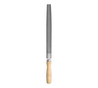 sourcing map 10" Half Round Medium Cut File Double Cut Teeth Bastard Metal File High Carbon Steel T12 with Wood Handle for Metal Wood Tool Sharpener, Gray