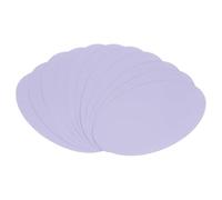 sourcing map 10 Inch Oval Card Stock, 30 Pcs Colored Cutouts Paper Thick Cardstock Coaster for DIY Craft Projects Classroom Bulletin Board Decor, Light Purple