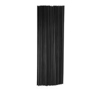 sourcing map 10 Inch Plastic Welding Rods, Double Strand Round Sticks ABS Welding Rods for Plastic Welder Kayak Car Bumper Repair Pack of 50 2.5x5x250mm, Black