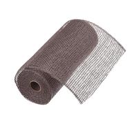 sourcing map 10 Inch Poly Burlap Mesh for Wreath, Decorative Mesh Fabric Ribbon 10 Yard for Fall Easter Christmas Flower Bow, Brown