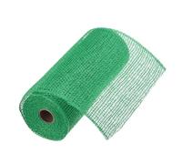sourcing map 10 Inch Poly Burlap Mesh for Wreath, Decorative Mesh Fabric Ribbon 10 Yard for Fall Easter Christmas Flower Bow, Forest Green