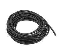 sourcing map 10 M 4.5 x 7 mm PP Flexible Corrugated Conduit Tube for Garden,Office Black