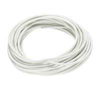 sourcing map 10 Meter/32.8ft 13AWG Flexible Silicone High Temp Wire Cable -60 to 300 Degree Celsius Insulated Resistant Electrical Cable for Industry, White