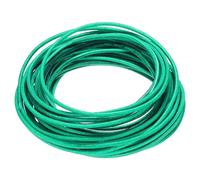 sourcing map 10 Meter/32.8ft 14AWG Flexible Silicone High Temp Wire Cable -60 to 300 Degree Celsius Insulated Resistant Electrical Cable for Industry, Green