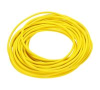 sourcing map 10 Meter/32.8ft 14AWG Flexible Silicone High Temp Wire Cable -60 to 300 Degree Celsius Insulated Resistant Electrical Cable for Industry, Yellow