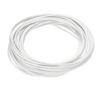 sourcing map 10 Meter/32.8ft 22AWG Flexible Silicone High Temp Wire Cable -60 to 300 Degree Celsius Insulated Resistant Electrical Cable for Industry, White