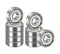 sourcing map 10 Pack 625ZZ Deep Groove Ball Bearings,5x16x5mm(ABEC5) | Chrome Steel,Double Shield Bearing for Electric Motor,Home Appliances,Garden Machinery
