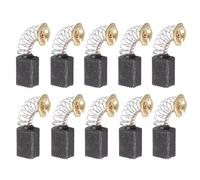 sourcing map 10 Pack CB411 Carbon Brushes Set Replaces 12x9x6mm for Most Power Tools Electric Hammer Drill Motor Circular Saws Replacement Part