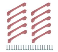 sourcing map 10 Pack Plastic Cartoon Drawer Pulls, 5" ABS Closet Wardrobe Door Handle Furniture Accessory for Home Kitchen Cupboard, Pink