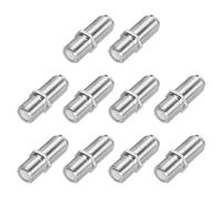 sourcing map 10 Pack RG6 Coaxial Cable Connector, F Female to Female Adapter Extender 75 Ohm Nickel Plated F Type Coax Extension Coupler Convertor 28x10mm for Broadcast, Antenna