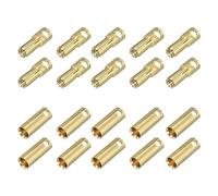 sourcing map 10 Pairs Banana Plugs Connector 5.5mm Male Female Banana Plugs for Speaker Wire RC Battery ESC Motor