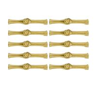 sourcing map 10 Pairs Chinese Knots Frog Buttons Closure Camel Sewing Buttons Fasteners for DIY Sewing Coats Cloak Sweater Bridal Costume Outfit, 3.54x0.47 Inch