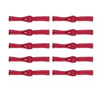 sourcing map 10 Pairs Chinese Knots Frog Buttons Closure Date Red Sewing Buttons Fasteners for DIY Sewing Coats Cloak Sweater Bridal Costume Outfit, 3.54x0.47 Inch