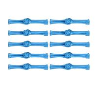 sourcing map 10 Pairs Chinese Knots Frog Buttons Closure Lake Blue Sewing Buttons Fasteners for DIY Sewing Coats Cloak Sweater Bridal Costume Outfit, 3.54x0.47 Inch