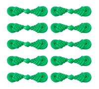 sourcing map 10 Pairs Chinese Knots Frog Buttons Closure Lake Green Sewing Buttons Fasteners for DIY Sewing Coats Cloak Sweater Bridal Costume Outfit, 3"x0.7"