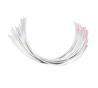 sourcing map 10 Pairs Metal Bra Under Wires Bra Wire Replacement Bra Supporters Under Wire Repair Kit for Bra Support Bra Shaping Women Corset Clothing DIY Making Sewing, Silver (38)