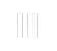 sourcing map 10 Pcs 0.25mm HSS(High Speed Steel) W6542 Micro Drill Bits, Fully Ground Jobber 20mm Length Drill Bit for Mild Steel Copper Aluminum
