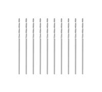 sourcing map 10 Pcs 0.8mm HSS(High Speed Steel) W6542 Micro Drill Bits, Fully Ground Jobber 34mm Length Drill Bit for Mild Steel Copper Aluminum