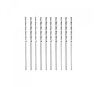 sourcing map 10 Pcs 1.05mm HSS(High Speed Steel) W6542 Micro Drill Bits, Fully Ground Jobber 42mm Length Drill Bit for Mild Steel Copper Aluminum
