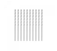 sourcing map 10 Pcs 1.25mm HSS(High Speed Steel) W6542 Micro Drill Bits, Fully Ground Jobber 46mm Length Drill Bit for Mild Steel Copper Aluminum