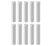 sourcing map 10 Pcs 1/4x1-1/4" Dowel Pins, Bearing Steel Cylindrical Dowel Pins Shelf Support Peg Pin Rod Fasten Elements Metal Shelf Pegs