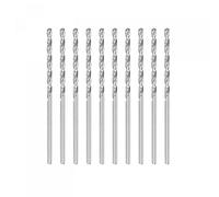sourcing map 10 Pcs 1.95mm HSS(High Speed Steel) W6542 Micro Drill Bits, Fully Ground Jobber 55mm Length Drill Bit for Mild Steel Copper Aluminum