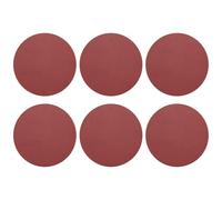 sourcing map 10 Pcs 125mm 5 Inch Sanding Discs, 2000 Grit Hook and Loop Sandpaper, No-Hole Aluminum Oxide Orbital Sander Sandpaper for Woodworking Automotive Metal Polishing, Red
