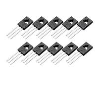 sourcing map 10 Pcs 13003 Transistor TO-126 NPN 3 Pins PCB Through Hole Bipolar Transistor 400V 1.5A 1.25W