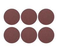 sourcing map 10 Pcs 150mm 6 Inch Sanding Disc 60 Grit Hook and Loop Sandpaper Random Orbital Sander Pads for Woodworking Automotive Metal