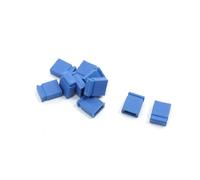 sourcing map 10 Pcs 2.54mm Standard Circuit Board Shunts Short Jumper Cap