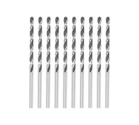 sourcing map 10 Pcs 2.75mm HSS(High Speed Steel) W6542 Micro Drill Bits, Fully Ground Jobber Drill Bit for Mild Steel Copper Aluminum