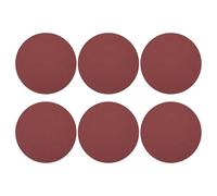 sourcing map 10 Pcs 230mm 9 Inch Sanding Discs, 150 Grit Hook and Loop Sandpaper, No-Hole Aluminum Oxide Orbital Sander Sandpaper for Woodworking Automotive Metal Polishing, Red