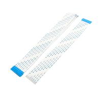 sourcing map 10 Pcs 24 Pin Flat Ribbon Cable AWM 20624 80C 60V VW-1 Flexible Flat Cable 1.0mm Pitch FPC FFC Cable for LCD TV Car Audio Laptop, 8" x 1"(L x W)