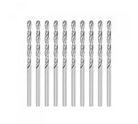 sourcing map 10 Pcs 3.15mm HSS(High Speed Steel) W6542 Micro Drill Bits, Fully Ground Jobber 65mm Length Drill Bit for Mild Steel Copper Aluminum