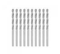 sourcing map 10 Pcs 3.25mm HSS(High Speed Steel) W6542 Micro Drill Bits, Fully Ground Jobber 65mm Length Drill Bit for Mild Steel Copper Aluminum