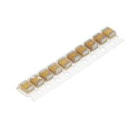 sourcing map 10 Pcs 4.7uF Tantalum Capacitor, 25V Tantalum Electrolytic Capacitor Patch Replacement Kit for Game Stick Electronic Smart Device DIY Circuit