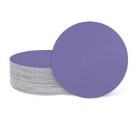 sourcing map 10 Pcs 75mm (3 Inch) Sanding Disc 1200 Grit Hook and Loop Sandpaper Random Orbital Sander Pads for Woodworking Automotive Metal Polishing, Purple
