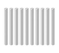 sourcing map 10 Pcs 8 mm x 80 mm Dowel Pins, 316L Stainless Steel Cylindrical Dowel Pins Shelf Support Peg Pin Rod Fasten Elements Metal Shelf Pegs Silver Tone