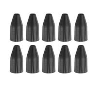 sourcing map 10 Pcs Air Nozzle Tip 6mm Rubber Blow Gun Tip for Air Blow Gun Tool Parts & Accessories, Black