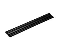 sourcing map 10 Pcs Black Plastic Welding Rods 9.5mm x 250mm HDPE Flat Ribbon Plastic Welding Strip for Repairing Water Tanks Forklift Pallets Trash Cans Transfer Troughs(0.4inch x 10inch)