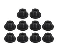 sourcing map 10 Pcs Black Plug Holes, Waterproof Rubber Button Plug for 16mm / 0.63" Hole