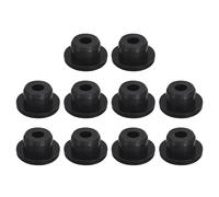 sourcing map 10 Pcs Black Plug Holes, Waterproof Rubber Button Plug for 17mm / 0.67" Hole