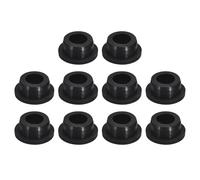 sourcing map 10 Pcs Black Plug Holes, Waterproof Rubber Button Plug for 24.5mm / 0.96" Hole