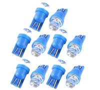 sourcing map 10 Pcs Blue LED Light T10 12V Car Truck Side Tail Backup Lamp Bulbs