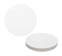 sourcing map 10 Pcs Cardboard Cake Rounds, 6 Inch Cake Board Circle Trays Base Boards for Desserts Pastries Decorating Baking Party and DIY Crafts Display, White