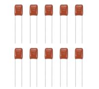 sourcing map 10 Pcs CBB Capacitor 100V 224J 0.22UF Metallized Polypropylene Film Capacitors for Various Energy-Saving Lamps Electronic Rectifiers Instruments