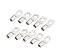 sourcing map 10 Pcs Copper Tubular Cable Terminal for 8.4mm Dia Bolt
