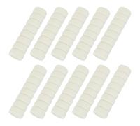 sourcing map 10 Pcs Door Knob Cover, Safety Door Handle Protector Covers Anti-Collision Soft Spiral Door Knob Covers Foam Door Pull Cover for Bedrooms Bathrooms Offices Doors, White