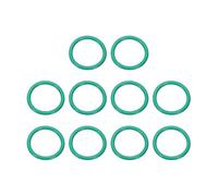 sourcing map 10 Pcs Fluorine Rubber O-Rings 23mm OD 18.2mm ID 2.4mm Width Round Sealing O Ring Seal Gasket for Industrial Engines Plumbing Faucet Hose Automotive